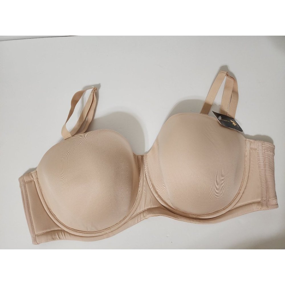 Wacoal Womens Beige Sport Wirefree Underwire Bra Sz 42H Style 854119